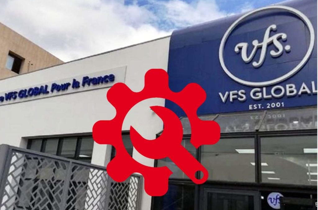 VFS Global la fermeture temporaire de la plateforme France - visa