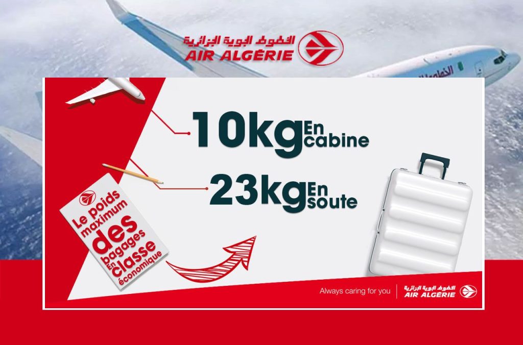 Bagages Air Algérie : Peut on prendre 2 bagages en soute ?