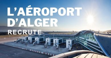 L'aéroport d'Alger recrute : Hôtesses d’information et agents de bord enquêteurs