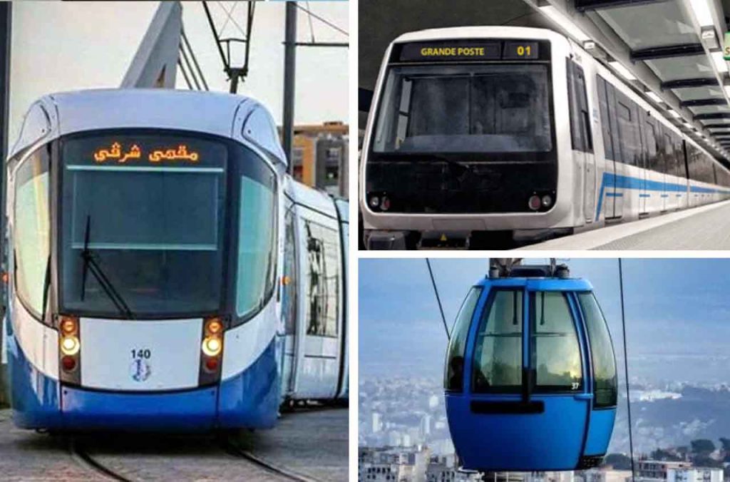 Transport en commun à Alger : métro, tramway et téléphériques en pleine expansion