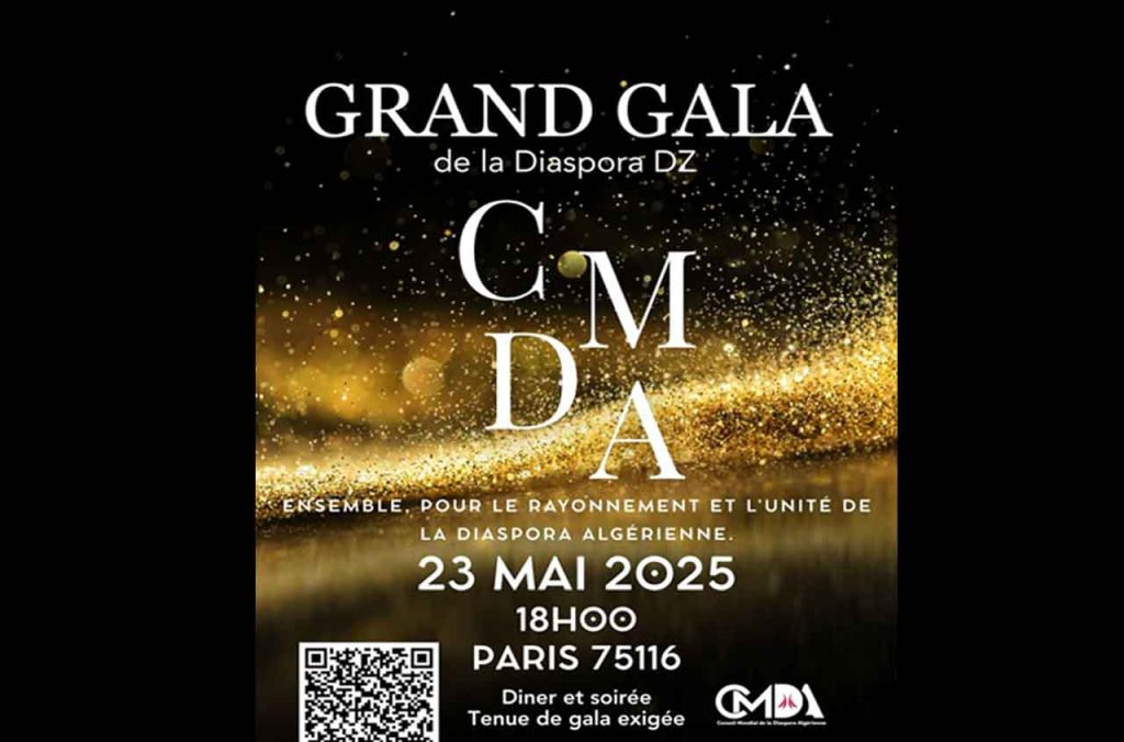 Gala de la diaspora algérienne à Paris : date fixée, billets épuisés