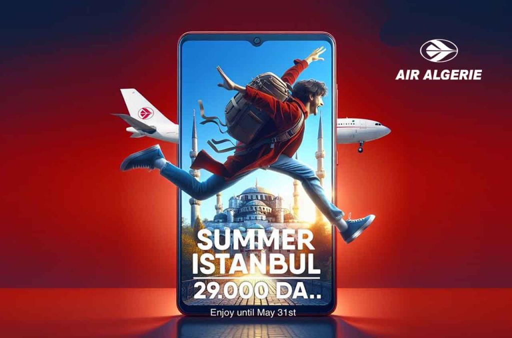 Air Algérie Istanbul été 2025 : des vols aller-retour dès 29 000 DZD