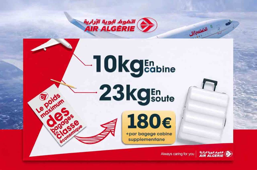 Voyager avec Air Algérie : attention à cette nouvelle règle sur les bagages cabine