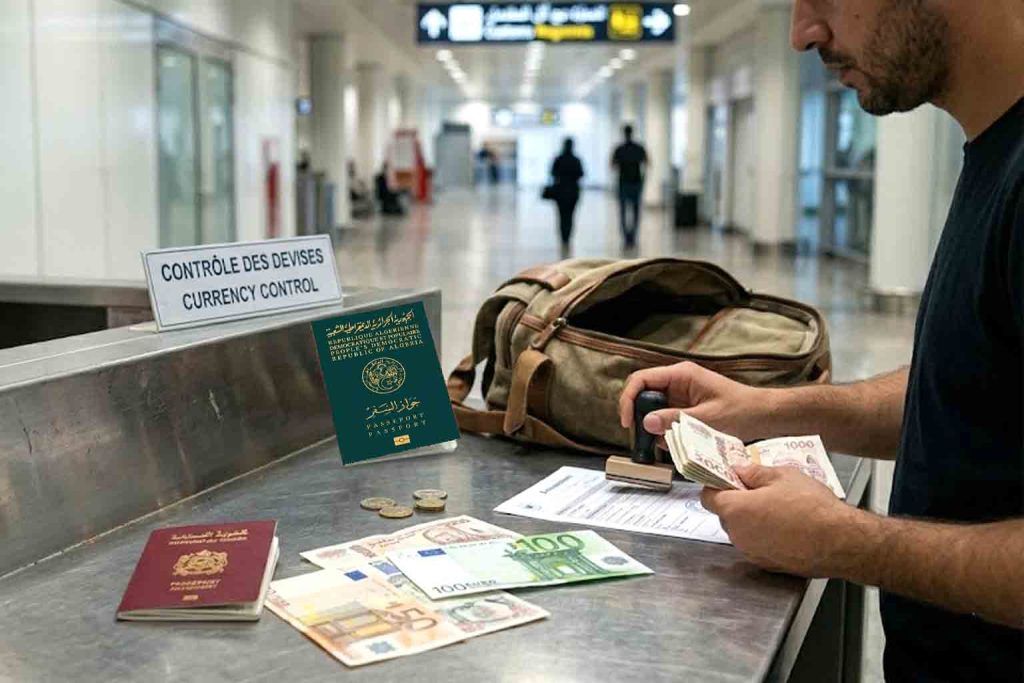 Voyager avec de l'argent liquide en Algérie en 2026 : il avait 2 500 € dans son sac et il a tout perdu